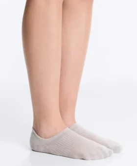 2 pares de meias invisíveis de mistura de algodão para ioga e pilates 2 pares de meias invisíveis de mistura de algodão para ioga e pilates