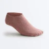2 pares de meias invisíveis de mistura de algodão para ioga e pilates 2 pares de meias invisíveis de mistura de algodão para ioga e pilates