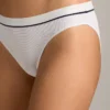 3 Cuecas clássicas com nervuras em mistura de algodão 3 Cuecas clássicas com nervuras em mistura de algodão
