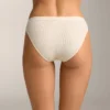 3 Cuecas clássicas com nervuras em mistura de algodão 3 Cuecas clássicas com nervuras em mistura de algodão