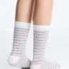 3 pares de meias clássicas em mistura de algodão 3 pares de meias clássicas em mistura de algodão