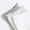 3 pares de meias curtas em mistura de algodão com borda enrolada 3 pares de meias curtas em mistura de algodão com borda enrolada