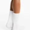 3 pares de meias desportivas clássicas em mistura de algodão 3 pares de meias desportivas clássicas em mistura de algodão