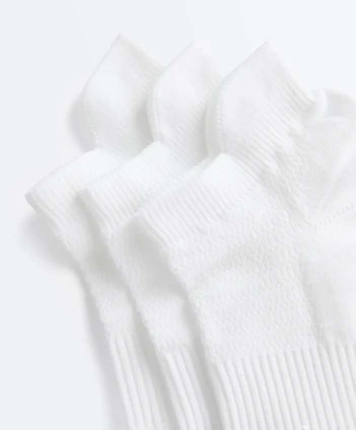 3 pares de meias desportivas de mistura de poliamida com aba no calcanhar 3 pares de meias desportivas de mistura de poliamida com aba no calcanhar
