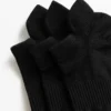 3 pares de meias desportivas de mistura de poliamida com aba no calcanhar 3 pares de meias desportivas de mistura de poliamida com aba no calcanhar