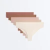5 Cuecas brasileiras invisíveis em mistura de poliamida Pantone™ 5 Cuecas brasileiras invisíveis em mistura de poliamida Pantone™