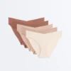 5 Cuecas clássicas invisíveis em mistura de poliamida com corte em V Pantone™ 5 Cuecas clássicas invisíveis em mistura de poliamida com corte em V Pantone™