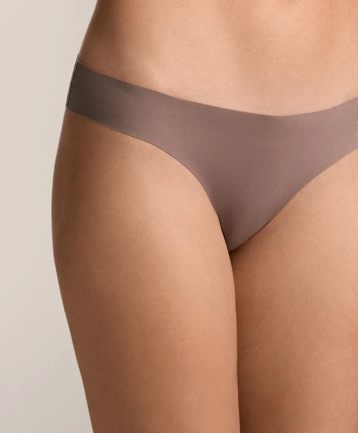 5 Cuecas clássicas tipo biquíni com corte em U em mistura de poliamida 5 Cuecas clássicas tipo biquíni com corte em U em mistura de poliamida