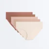 5 cuecas hipster invisíveis em mistura de poliamida Pantone™ 5 cuecas hipster invisíveis em mistura de poliamida Pantone™