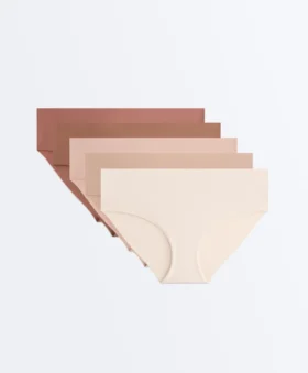 5 cuecas hipster invisíveis em mistura de poliamida Pantone™