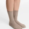 5 pares de meias clássicas com algodão