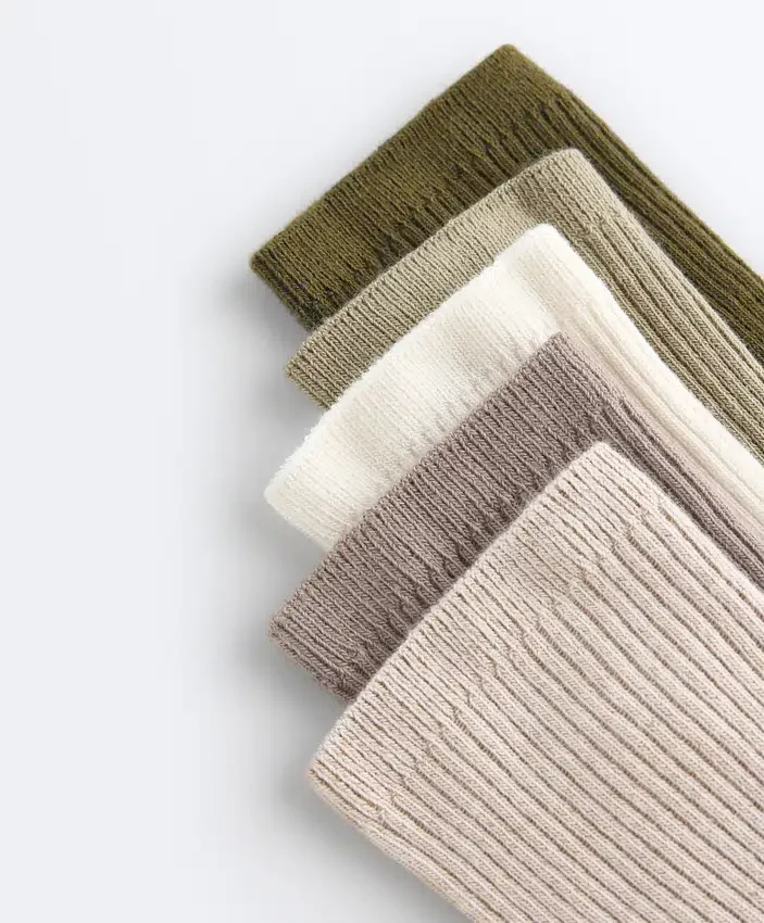 5 pares de meias clássicas de mistura de algodão 5 pares de meias clássicas de mistura de algodão
