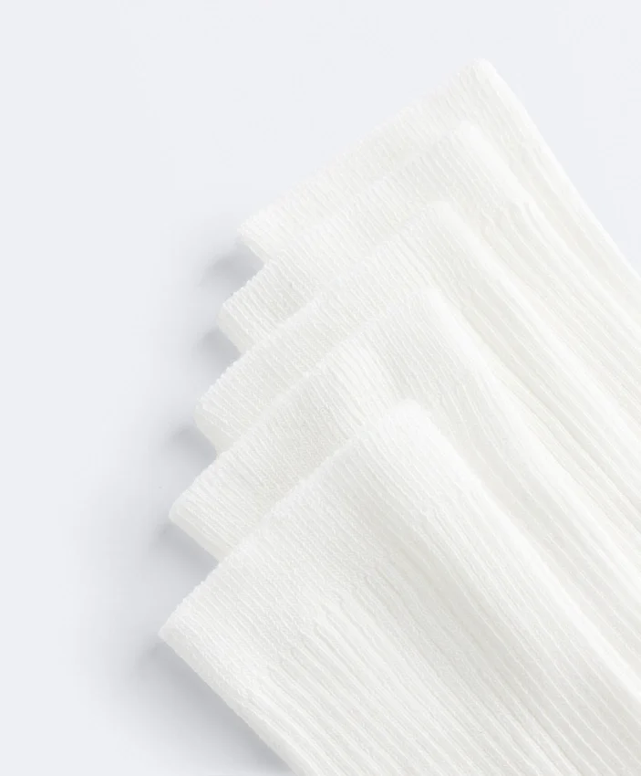 5 pares de meias clássicas de mistura de algodão 5 pares de meias clássicas de mistura de algodão