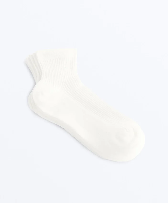 5 pares de meias curtas de algodão misto 5 pares de meias curtas de algodão misto