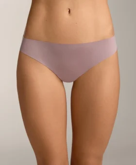5 tangas invisíveis em mistura de poliamida com corte a laser