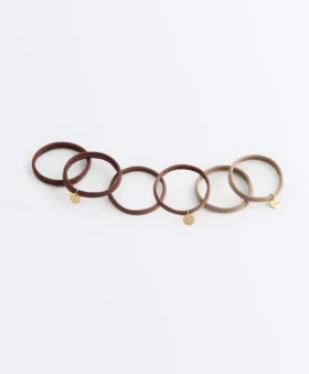 6 elásticos de acessórios de cabelo com placa Oysho 6 elásticos de acessórios de cabelo com placa Oysho