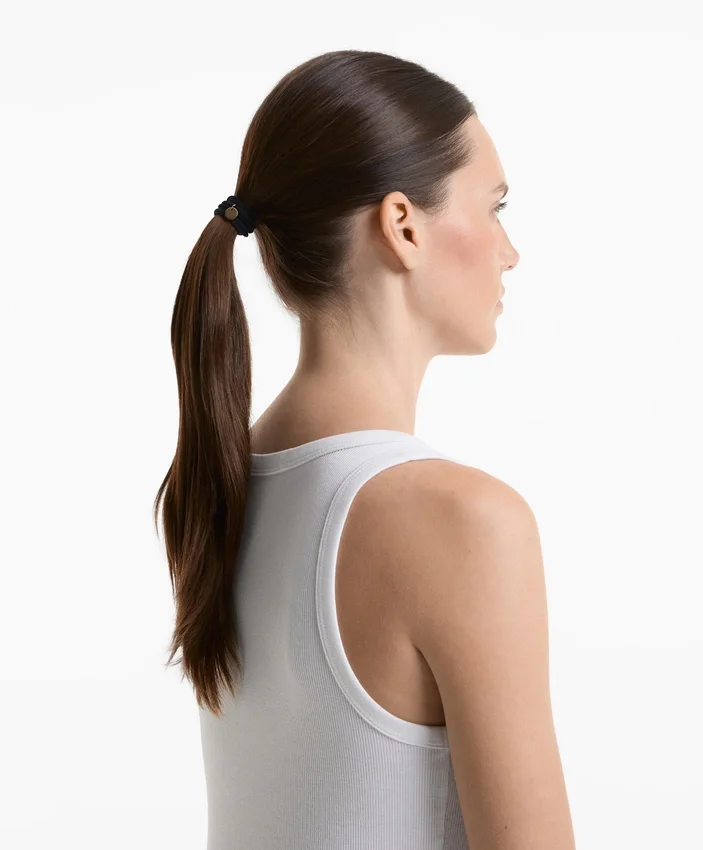6 elásticos de acessórios de cabelo com placa Oysho 6 elásticos de acessórios de cabelo com placa Oysho