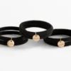 6 elásticos de acessórios de cabelo com placa Oysho 6 elásticos de acessórios de cabelo com placa Oysho