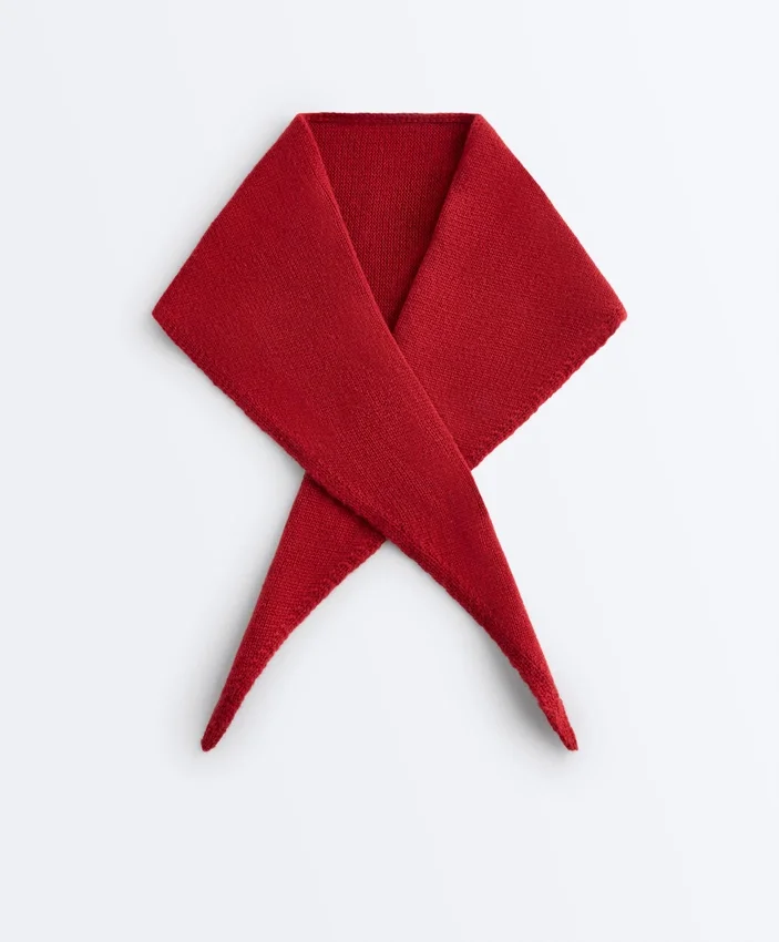 Bandanas em malha 90% lã e 10% caxemira Bandanas em malha 90% lã e 10% caxemira