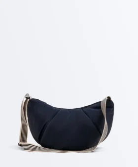 Bolsa a tiracolo acolchoada