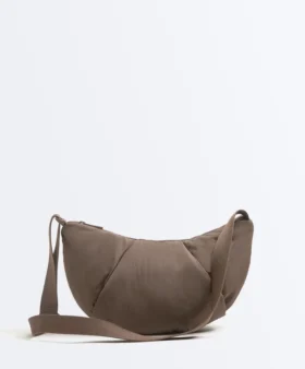 Bolsa a tiracolo acolchoada