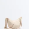 Bolsa a tiracolo acolchoada com textura Bolsa a tiracolo acolchoada com textura