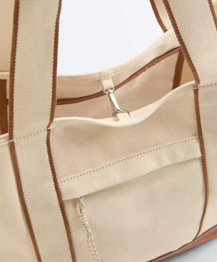 Bolsa de compras em lona Bolsa de compras em lona