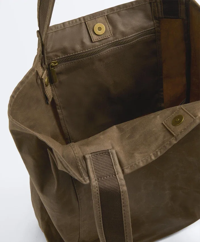 Bolsa de compras encerada Bolsa de compras encerada