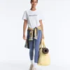 Bolsa de compras franzida Bolsa de compras franzida