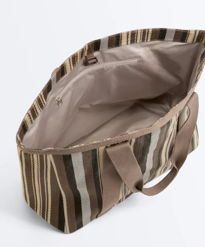 Bolsa de compras às riscas Bolsa de compras às riscas