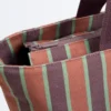 Bolsa de lona às riscas Bolsa de lona às riscas