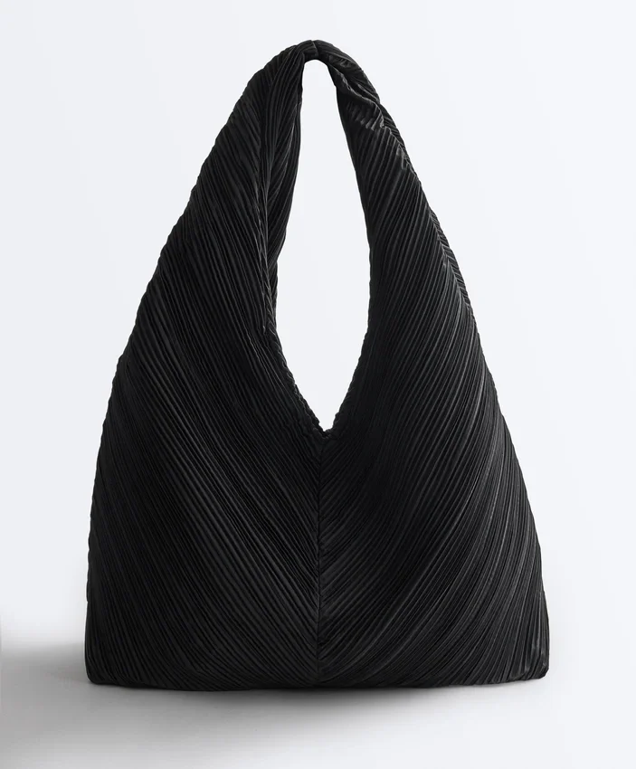 Bolsa de nylon plissada Bolsa de nylon plissada
