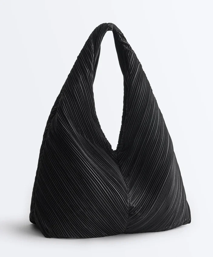 Bolsa de nylon plissada Bolsa de nylon plissada