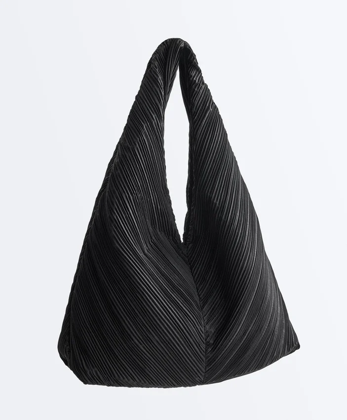 Bolsa de nylon plissada Bolsa de nylon plissada