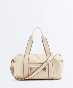 Bolsa tipo bowling em lona