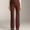 Calças Bootcut sem costuras, de cintura alta e superquentes