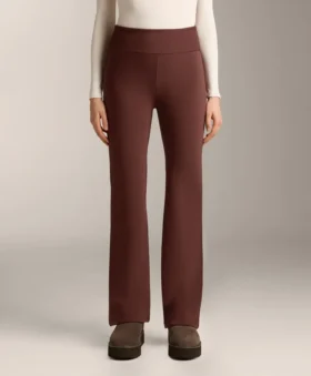 Calças Bootcut sem costuras, de cintura alta e superquentes