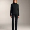 Calças Bootcut sem costuras, de cintura alta e superquentes