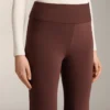 Calças Bootcut sem costuras, de cintura alta e superquentes