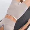 Calças curtas de cintura alta Compressive de 10 cm com contraste Calças curtas de cintura alta Compressive de 10 cm com contraste