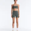Sutiã desportivo Evermove de apoio leve com estampado floral Sutiã desportivo Evermove de apoio leve com estampado floral