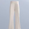 Calças de esqui elásticas, de cintura alta e corte largo, resistentes à água Calças de esqui elásticas, de cintura alta e corte largo, resistentes à água