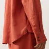 Camisas 100% linho com bolsos Camisas 100% linho com bolsos