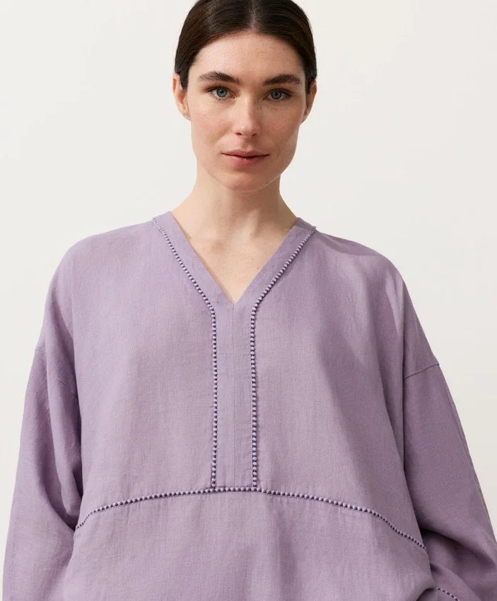 Camisas de caftan 100% linho Camisas de caftan 100% linho