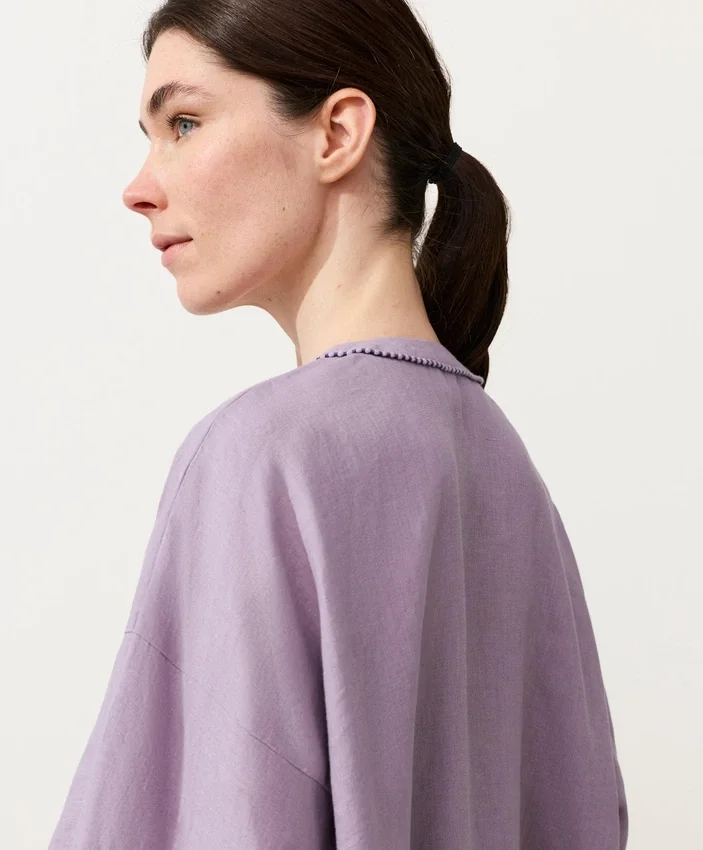Camisas de caftan 100% linho Camisas de caftan 100% linho