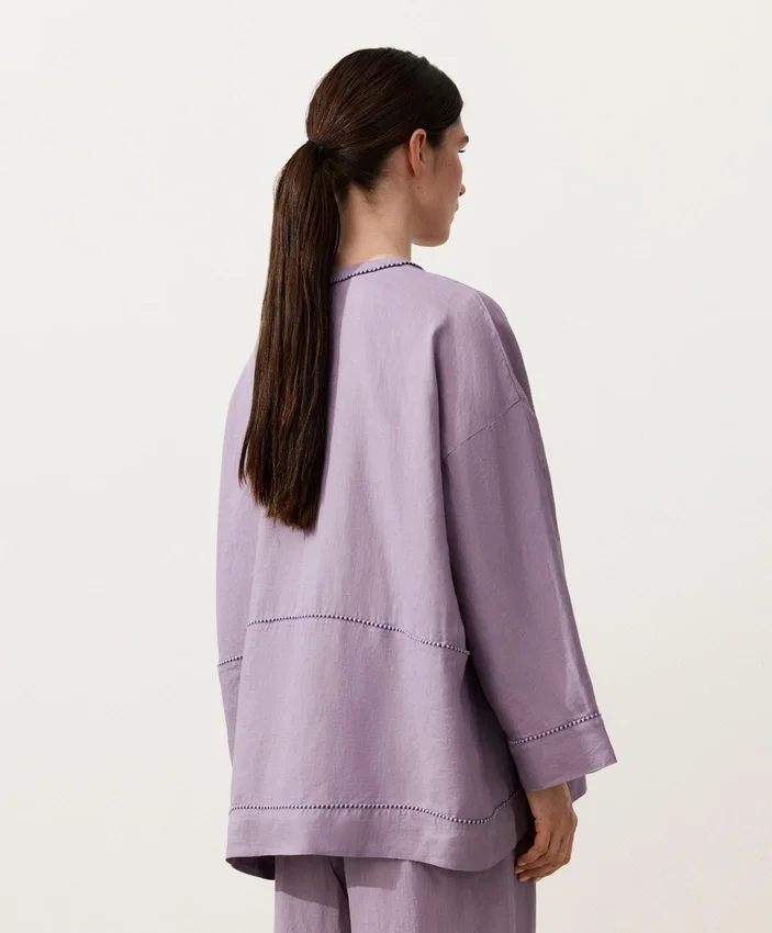 Camisas de caftan 100% linho Camisas de caftan 100% linho