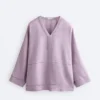 Camisas de caftan 100% linho Camisas de caftan 100% linho