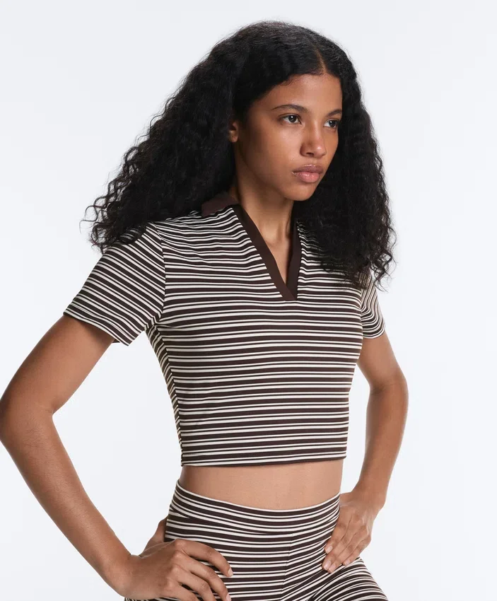 Camisas de calções de manga curta às riscas Comfortlux Camisas de calções de manga curta às riscas Comfortlux