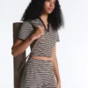 Camisas de calções de manga curta às riscas Comfortlux Camisas de calções de manga curta às riscas Comfortlux