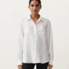 Camisas de corte descontraído em 100% linho Camisas de corte descontraído em 100% linho